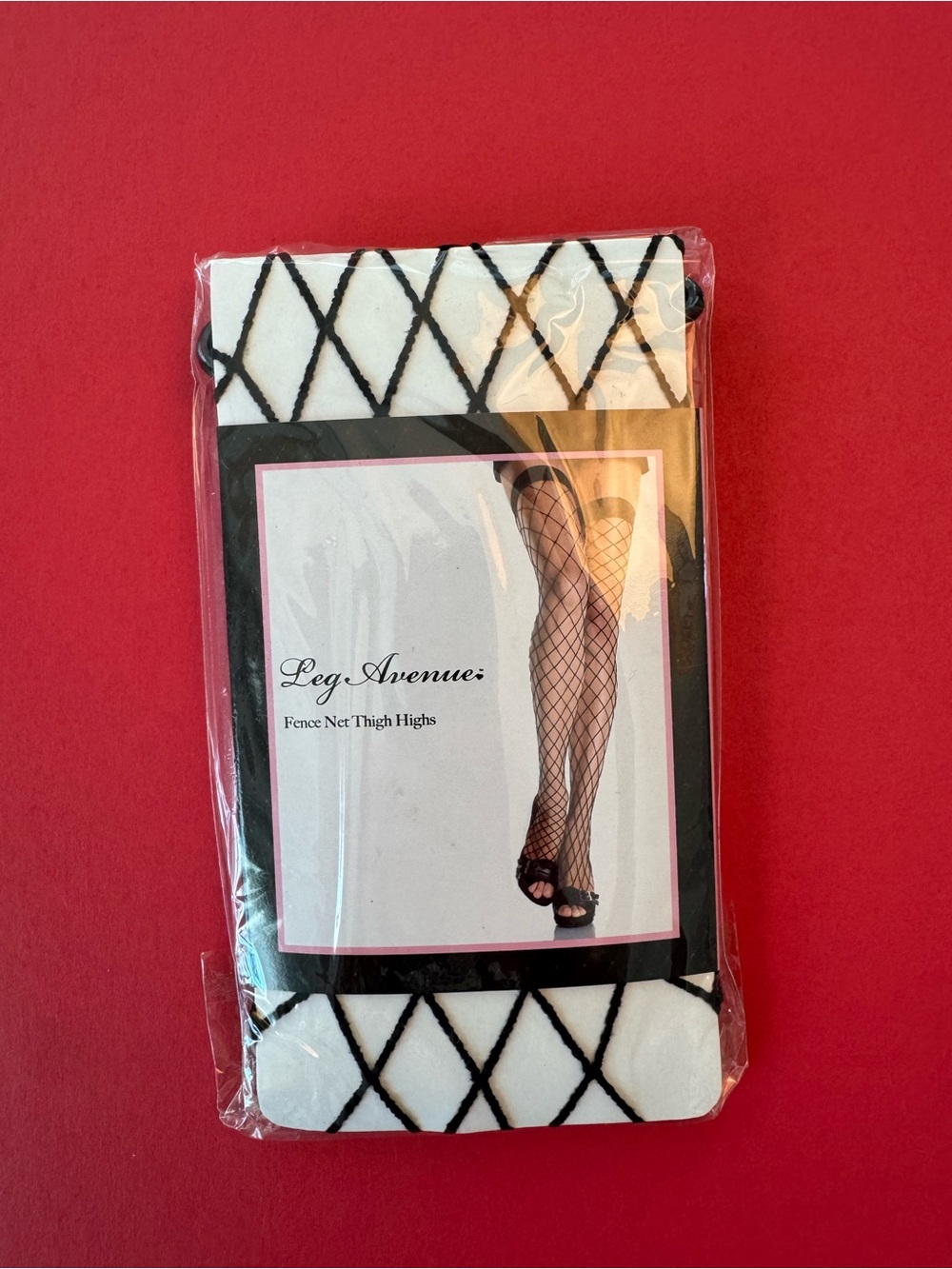 Leg Avenue Black Fishnet Thigh Highs